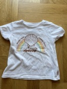 Levi’s koszulka krótki rękawek Tshirt dziecięca biała z napisem 98