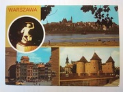WARSZAWA Stare Miasto widoki Syrenka KAW 1989