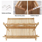 Suszarka do naczyń bambusowa