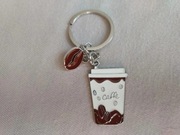 Brelok Kawa i Ziarno KAWY dokładne wykonanie