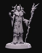 Kalal – Arcykapłan - Figurka 32mm 14K zgodna z DnD RPG Pathfinder Warhammer