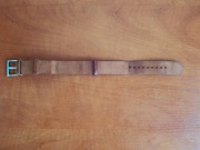 Brązowy, skórzany pasek do zegarka Hamilton (H600694106) 20 mm