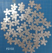 SCRAPKI KRAKÓW kwiatki kwiatuszki srebro (FG132)