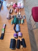 Nici oryginalne PRL i inne, wszystkie kolory tęczy, zestaw nici 