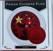 China Chińska Panda Chinese Flag Chińska Flaga 2021 30 g