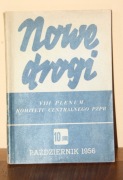 Nowe Drogi październik 1956 - powrót Gomułki