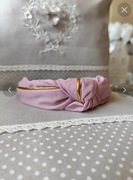 Różowa opaska do włosów rozmiar uniwersalny 