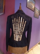 Zakiet, spodnie Just Cavalii,  80 cm pas, skora weza