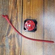 Beyblade X Wyrzutnia Czarno Czerwona 