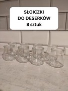 Pojemniczki Słoiki Słoiczki Czarki do deserków galaretek monoporcji