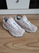 Skechers D'Lites – delikatne pudrowo-różowe sneakersy