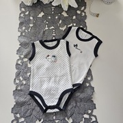 Body niemowlęce, bez rękawów, r.56, 2-pak, zestaw