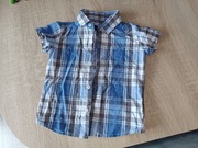 Koszula w kratę, niebieska Baby Skill roz. 80