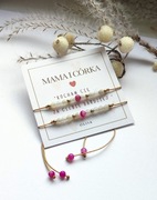 Bransoletki z kamieni naturalnych dla mamy i córki 