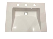 UMYWALKA  60  naszafkowa PROSTOKĄTNA BIAŁA Z KONGLOMERATU