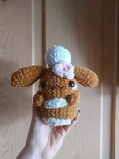 Handmade pluszak włóczka pompompurin