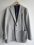 Suitsupply Havana HL Grey Wool Flannel 50R 180/100 48R-50R