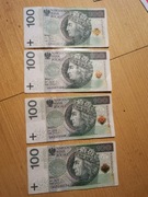 Banknot 100zł seria AA