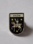 Herb miasta Syców przypinka pin odznaka wpinka