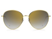 Okulary damskie Tommy Hilfiger TH 1649/S RHLFQ lenonki złote lustrzanki
