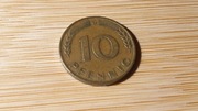 Moneta 10 pfennig z 1950 - Niemcy