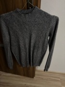 Bluzka sweter M/L popiel