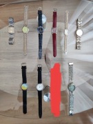 Zestaw mix zegarków Gucci, Boccia, złoto 24k tytan zegarki męskie i damskie