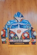 Piękna bluza z kapturem, hoodie hipisowska,vintage, woodstock. Rozm. M.
