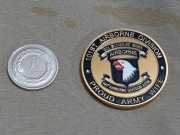 Challenge coin 101st Airborne Division Proud Army Wife