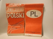Mapa samochodowa polski r. 1981