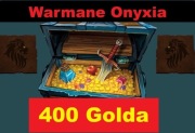WOW WARMANE ONYXIA GOLD 400 GOLDA ZŁOTA WORLD OF WARCRAFT A/H