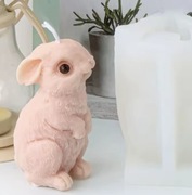 KRÓLIK Wielkanoc duża forma silikonowa 10.5*7 do Wosku Świec Czekolady 