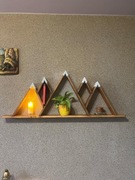 Półka ścienna w kształcie gór