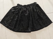 Błyszcząca spódnica elegancka 