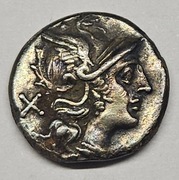 Cesarstwo Rzymskie SREBRNY DENAR , Bogini Rzymu w hełmie