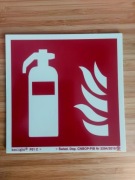 Piktogram gaśnica  F01 C PN-EN ISO 7010 