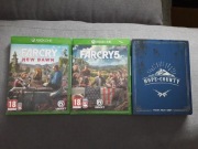 Far Cry 5 + Far Cry New Dawn - nowe, folia + steelbook