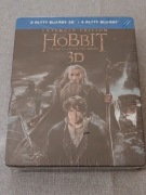 Film bluray 3D Hobbit Bitwa Pięciu Armii steelbook Nowe wydanie PL