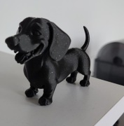 Figurka 3d Jamnik Jamnika Jamniczka Czarna Brelok