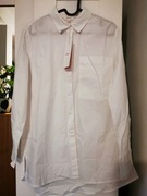 Nowa s.Oliver biała długa koszula casual z kołnierzem długie rękawy r. 36