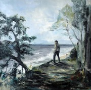 Obraz olejny "Wędrownik"