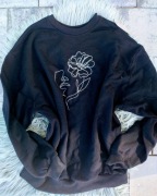 Bluza bawełniana Tom&Rose czarna L 40 