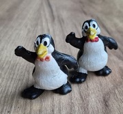 Figurki gumowe PRL pingwin zestaw figurka pinguin retro vintage