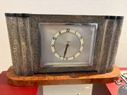 Zegar kominkowy Art Deco srebro pr800 Claude Monet