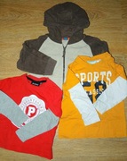 A19 - ZESTAW: polar i dwie bluzy dla chłopca roz. 86