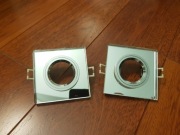 Oprawa Wpuszczana Oczko do Sufitu Podwieszanego KWADRATOWA SZKLANA 2x