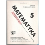 Matematyka Korepetycje 5 Funkcje Trygonometryczne Szkoła Średnia