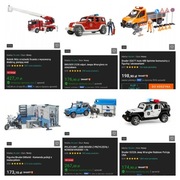 Zestaw aut bruder policja Straz 