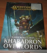 Warhammer WARSCROLL CARDS KHARADRON OVERLORDS