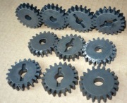 Koło zębate stalowe hartowane fi-33mm/oś-8mm.